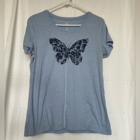 St. John's Bay Tops - St. John’s Bay / Women’s butterfly shirt​​​​​​​​​​​